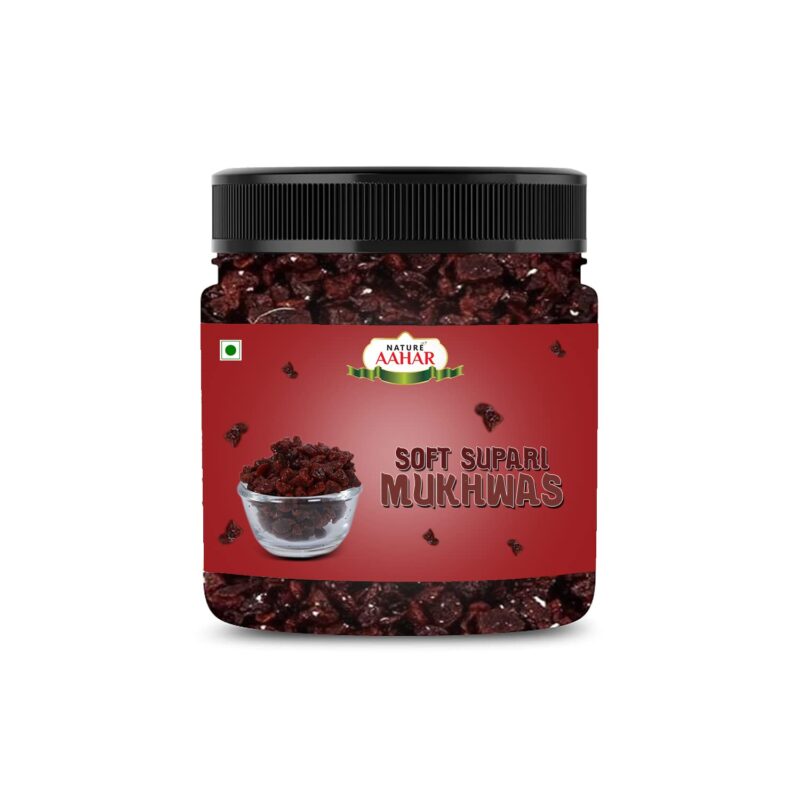 Nature Aahar Date Supari || Soft Khajoor Raselee Supari || Hygienically Handmade Mukhwas || Chatpata Khajoor/Dry Dates || Mouth Freshener || Pachak Digestive (400gm)