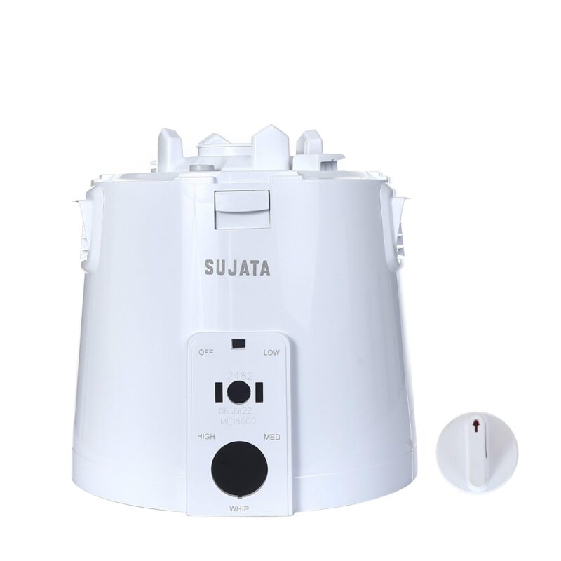Pestle-X | Mixer Grinder | Body | Suitable for | Sujata Powermatic Plus, Powermatic Maxima, Dynamix DX, Supermix, Megamix, Frootmix, Multimix,Body With Knob and Base Plate | 900W | White Reguler Size.
