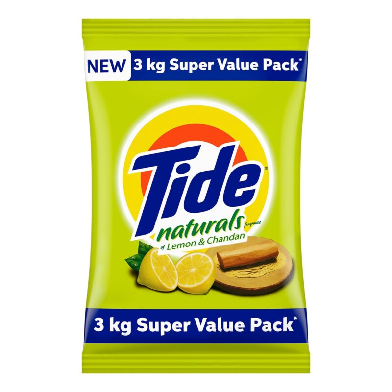 Tide Naturals 3kg Detergent Powder – Lemon and Chandan