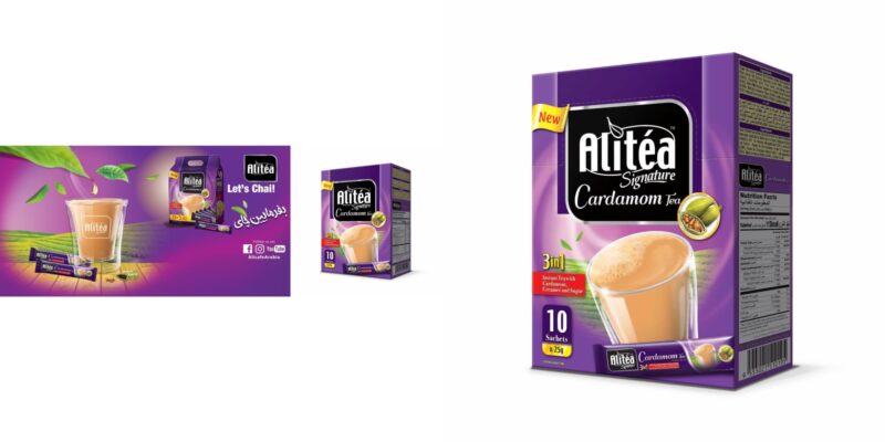 Alitea Signature Cardamom Tea 250g (10 Sachets), Instant Chai Premix - Natural Ingredients, Convenient, GMO-Free - Image 6