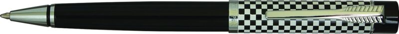 Klipper BW01 B Checkered Black Ball Pen