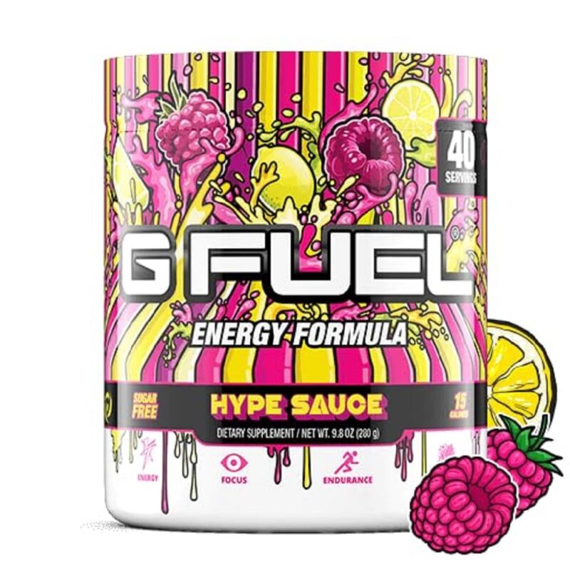 G Fuel Hype Sauce (40 Servings) Elite Energy and Endurance Powder 250 G