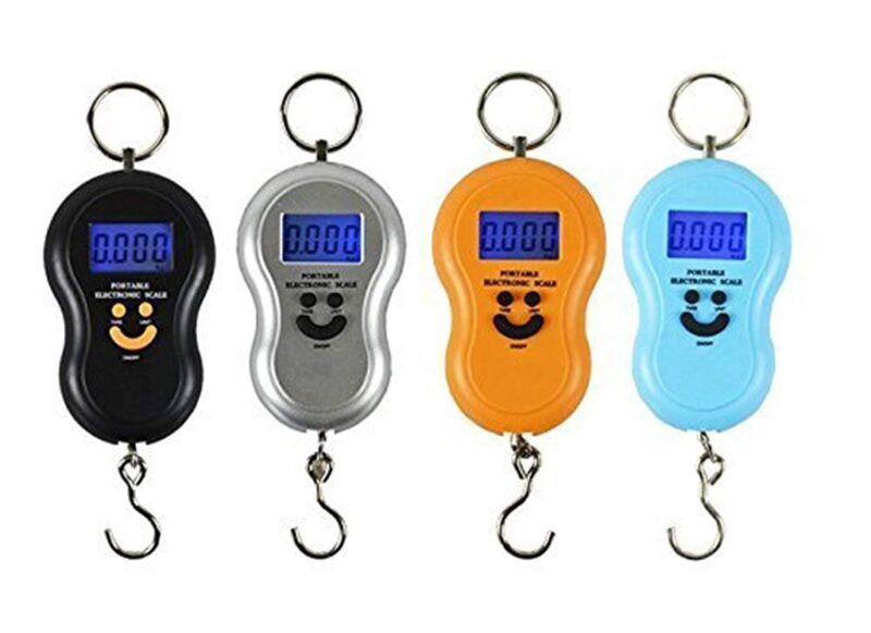 FEWORLD Smiley Portable Weighing Scale Up to 50 Kg (Random Colour).