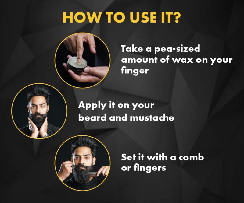4x UrbanGabru Beard & Mustache Wax (50 gm each)  - Pack of 4 - Image 4