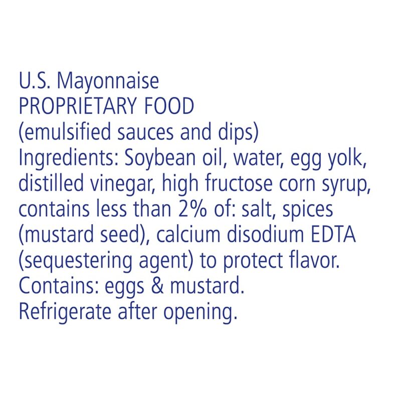 AG U.S. Mayonnaise 30oz - Image 7