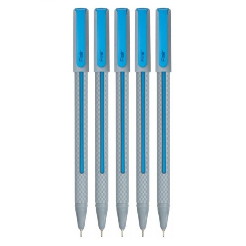 Flair Yolo 0.6mm Ball Pen Pouch Pack - Blue Ink