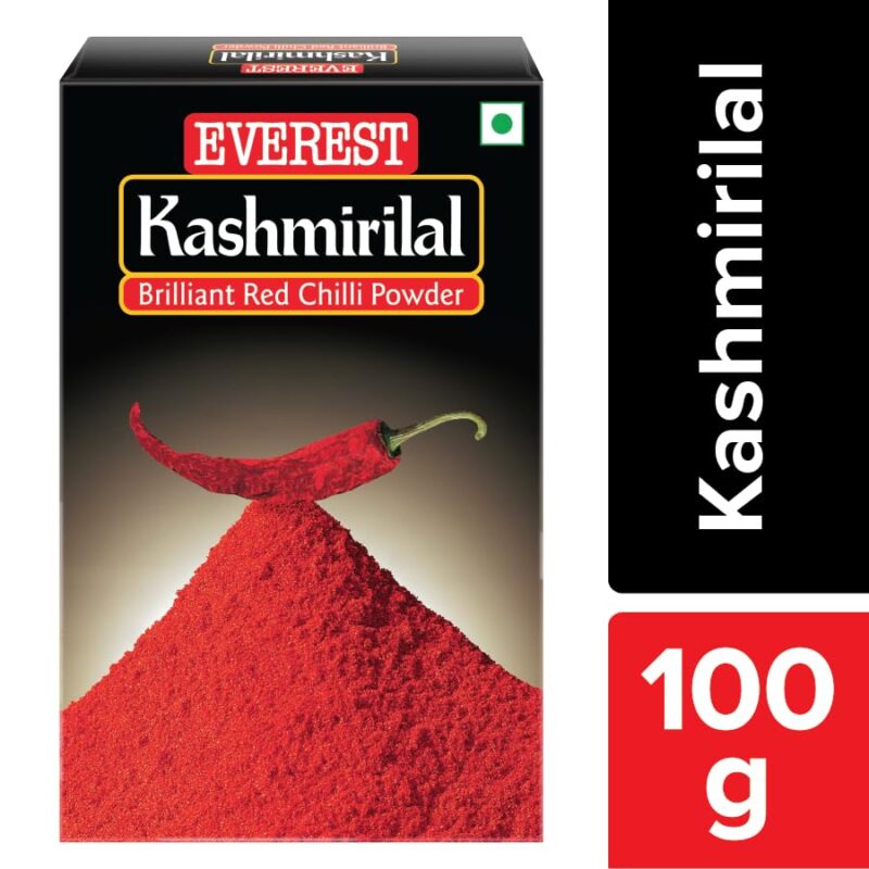 10x Everest Powder, Kashmirilal Brilliant Red Chilli Powder,100g each - Pack of 10 - Image 22
