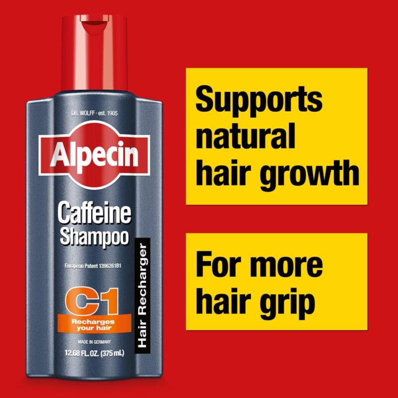 Alpecin C1 Caffeine Anti Hair Fall Shampoo 3x250ml | Scalpe Shampoo for Hair Fall Control | Natural Hair Growth Shampoo Strengthen Hair Growth and Reduces Hair Loss - Image 6