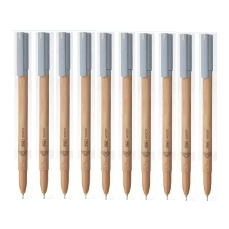 Flair Woody Ball Pen Wallet Pack - 0.7mm - Black Ink