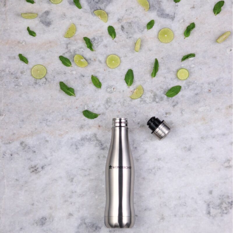 Acti-Bot, 650ml, Stainless Steel Single Wall Water Bottle, Light Weight, Spill and Leak Proof, 2 Years Warranty - Image 9