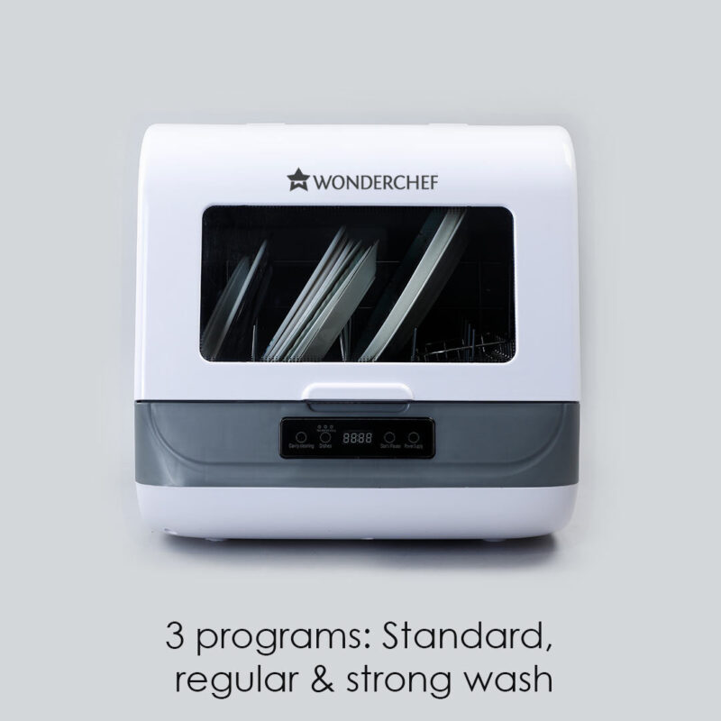 CounterTop Dishwasher, 1250W, 72°C High Temperature Sterilization, 360°Double Spray, Effective Drying System, Portable, 9L - Image 8