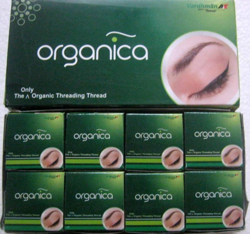 Organica Eyebrow Hair Remover Cotton Threading Organic Threads -8 Spool X 300 m