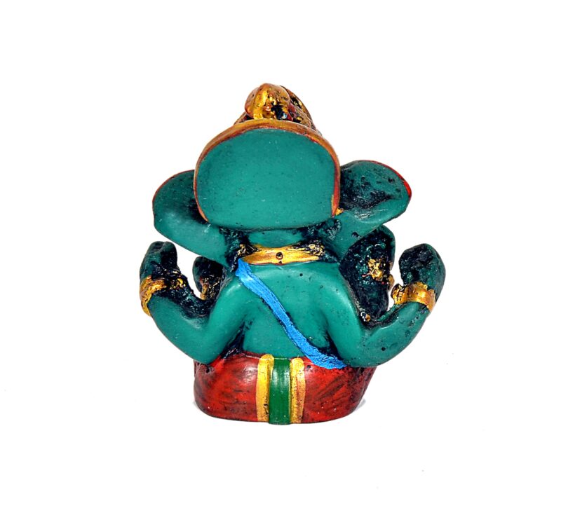 AONA Resin Lord Ganesha Ganpati Statue Idol Murti, Height : 6 cm - Image 3
