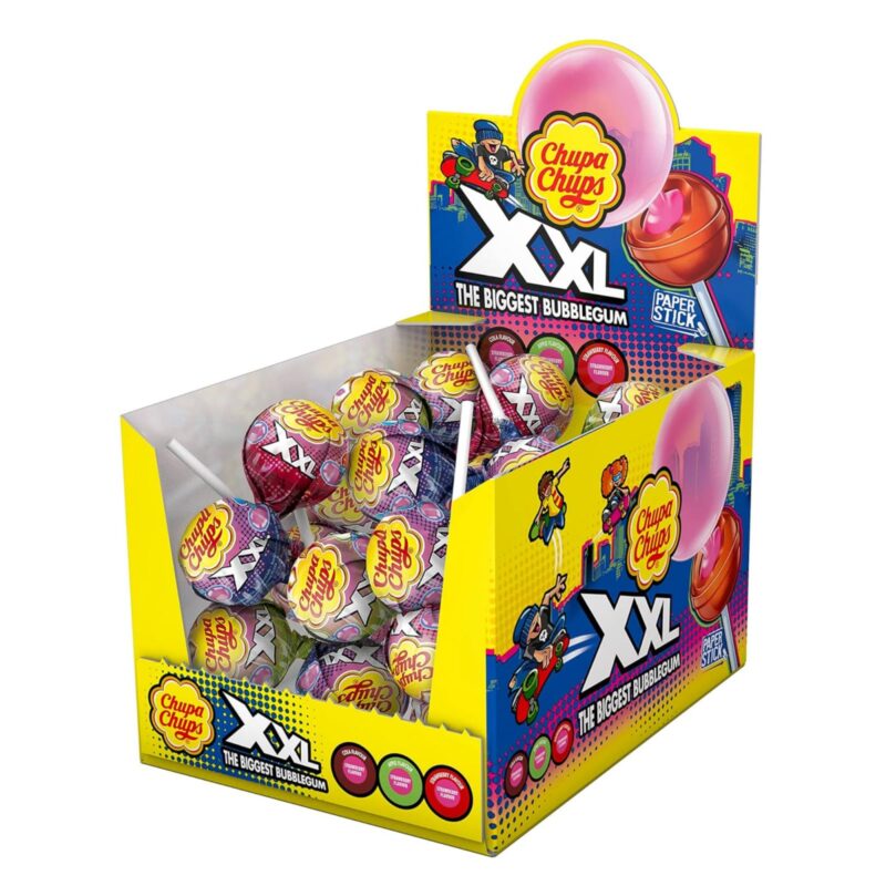 Chupa Chups XXL The Biggest Bubblegum 25 Lollipops (25 X 29g), 725g