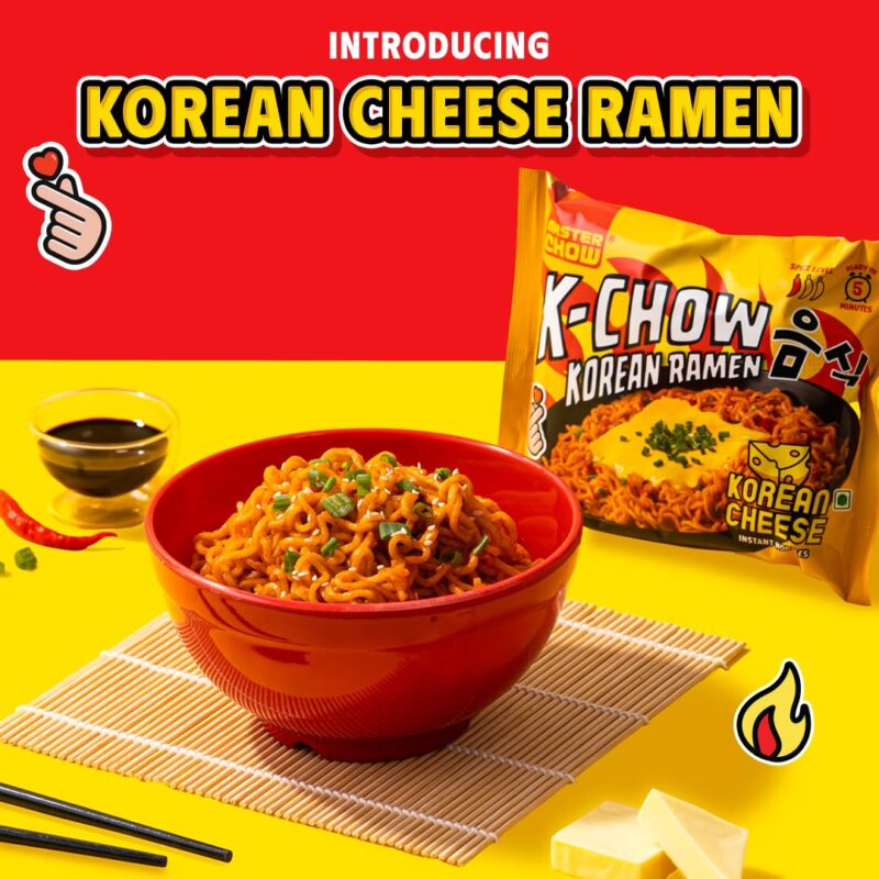 25x Masterchow K-chow Korean cheese Instant Ramen Noodles - 94g - Pack of 25 - Image 7