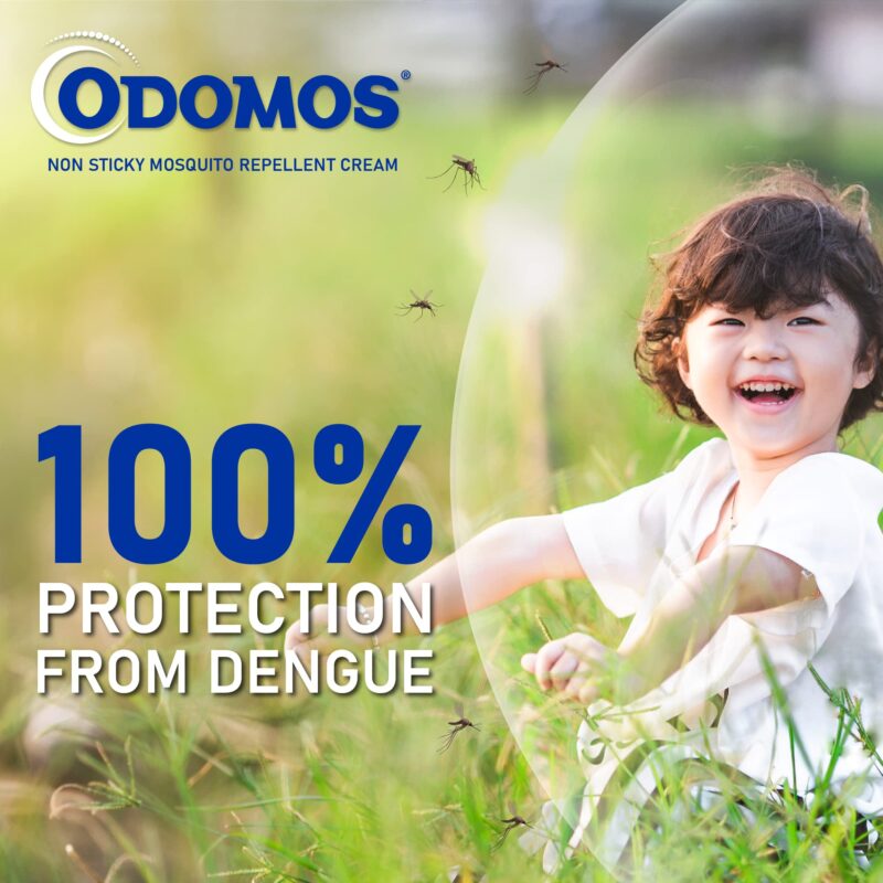 10x Odomos Non-Sticky Mosquito Repellent Cream With Vitamin E & Almond - 100 Gm each - Pack of 10 - Image 13