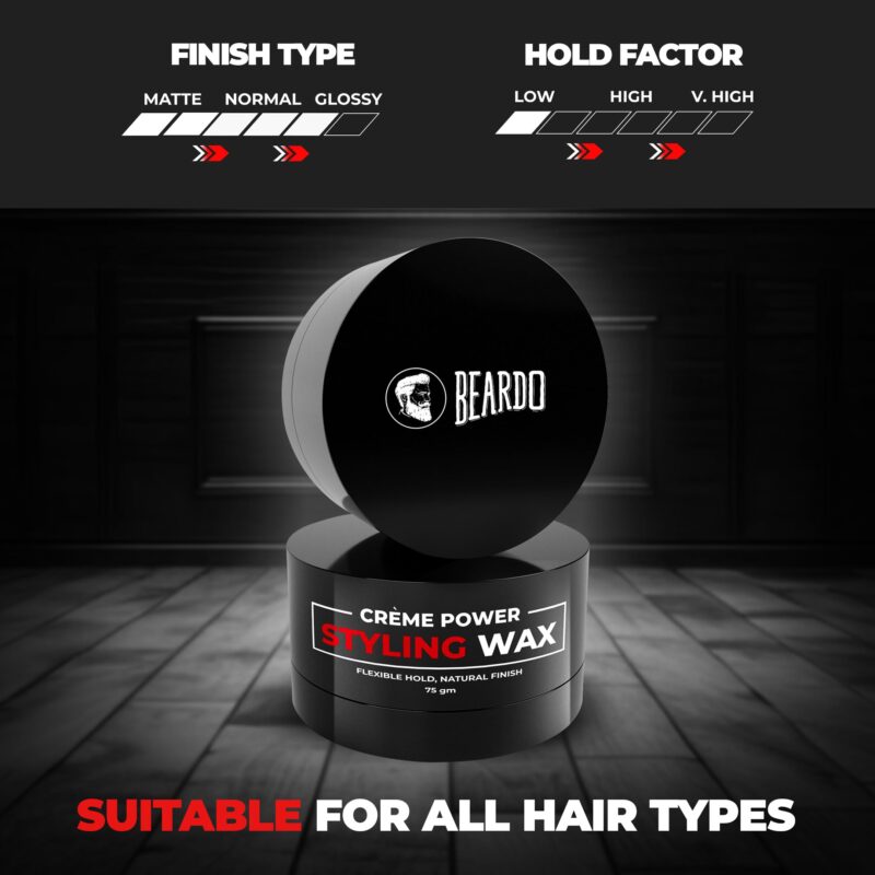 4x Beardo Creme Power Styling Wax, 75 gm each - Pack of 4 - Image 7