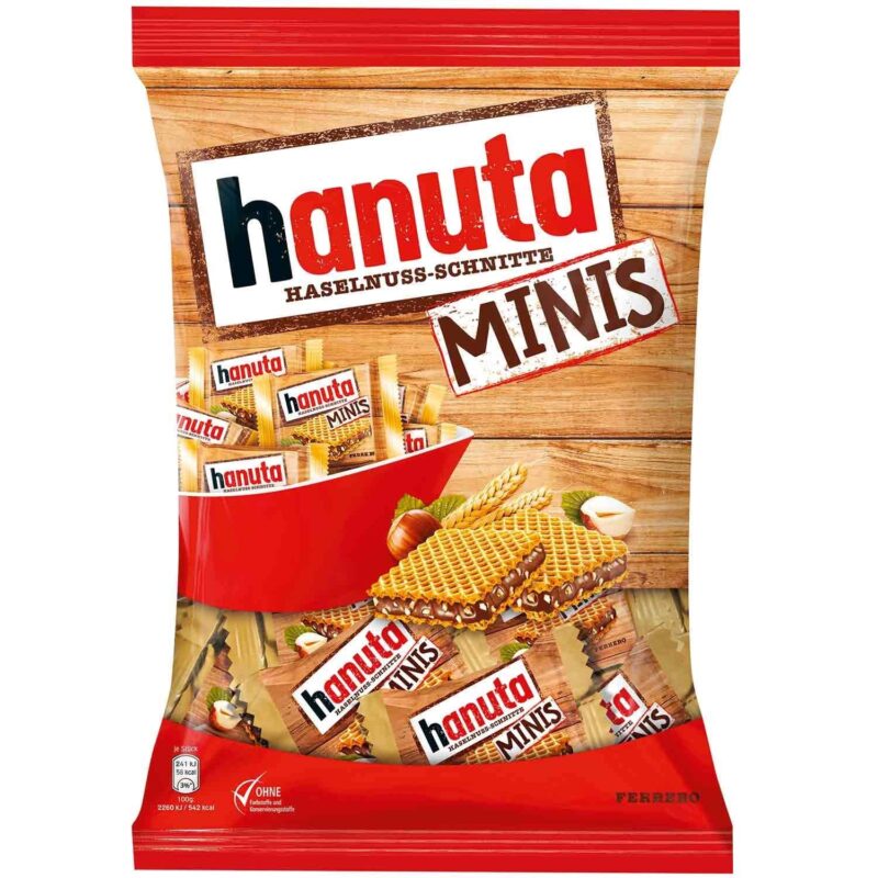 Ferrero Hanuta Minis Pouch, 200 Gram - Hazelnut