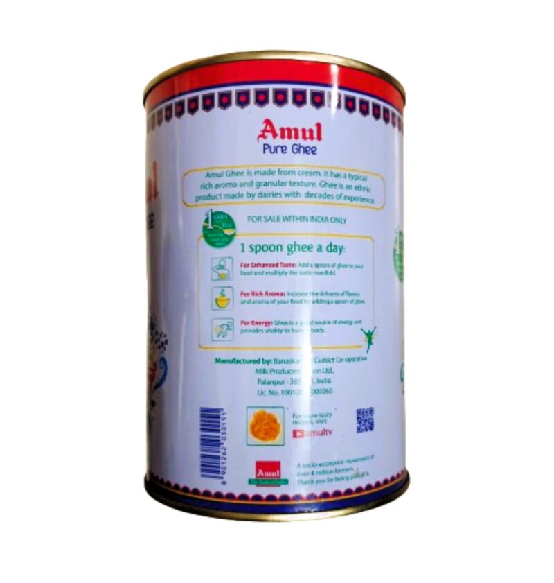 Amul Pure Ghee Tin, 1L - Image 7