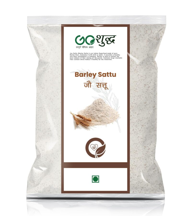 Goshudh Jau Sattu Barley Organic Healthy Grain (1Kg_Pack Of 1)