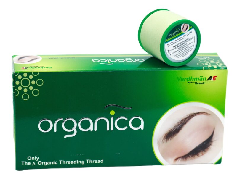 Organic Cotton Eyebrow Threading Thread Tool for Women - 8 Spools x 300 meters - Thread for Eyebrows Threading - Upperlips Shaping - Forehead Chin Hair Removal thread - Salon Spa Home by Zibell