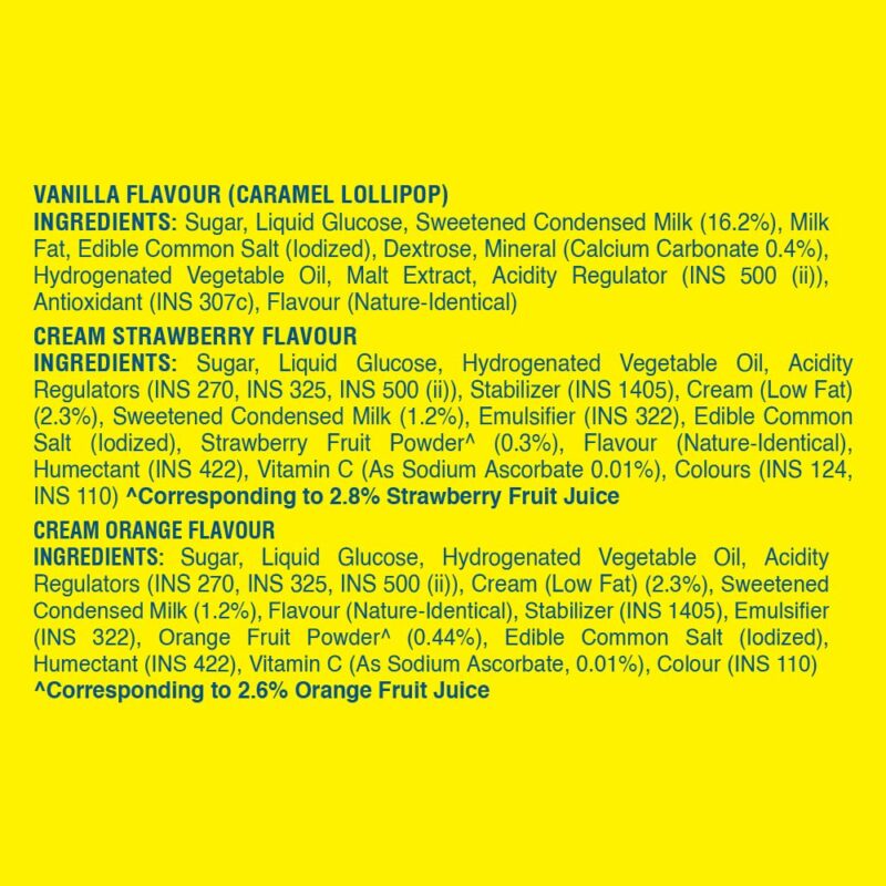 Alpenliebe Pop Assorted Lollipop (Orange, Strawberry & Caramel Flavour)- 384 Grams Pack (48 Pieces) - Image 8