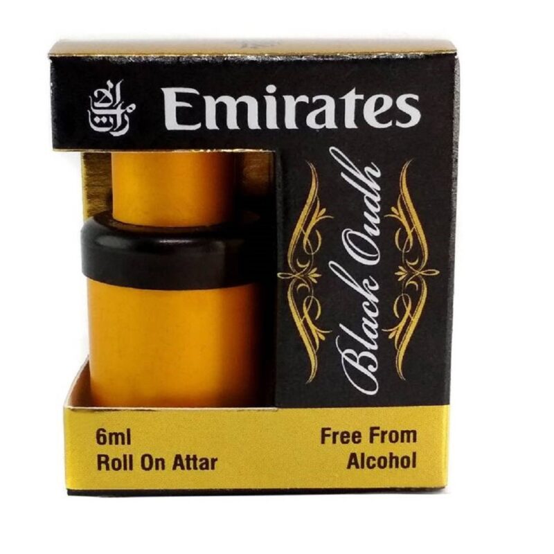 EMIRATES Black Oudh Floral Attar LONG LASTING PACK OF 2 PC Floral Attar (Floral) - Image 2
