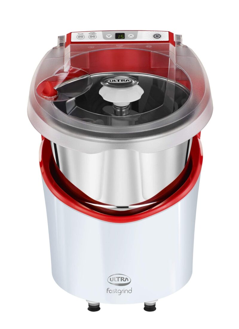 UltraFastgrind wetgrinder2L,Counterrotating Patented Conicalstones,Digital timer,ABS body, Multiutilitydrum,CEcertified Inhousemotor with5years warranty,AISI304FoodgradeStainless Steel,150W Power,230V