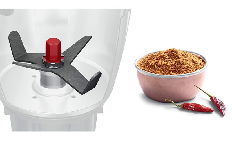 Bosch TrueMixx Pro Mixer Grinder, 1000W 4 Jars Black MGM8842MIN - Image 8