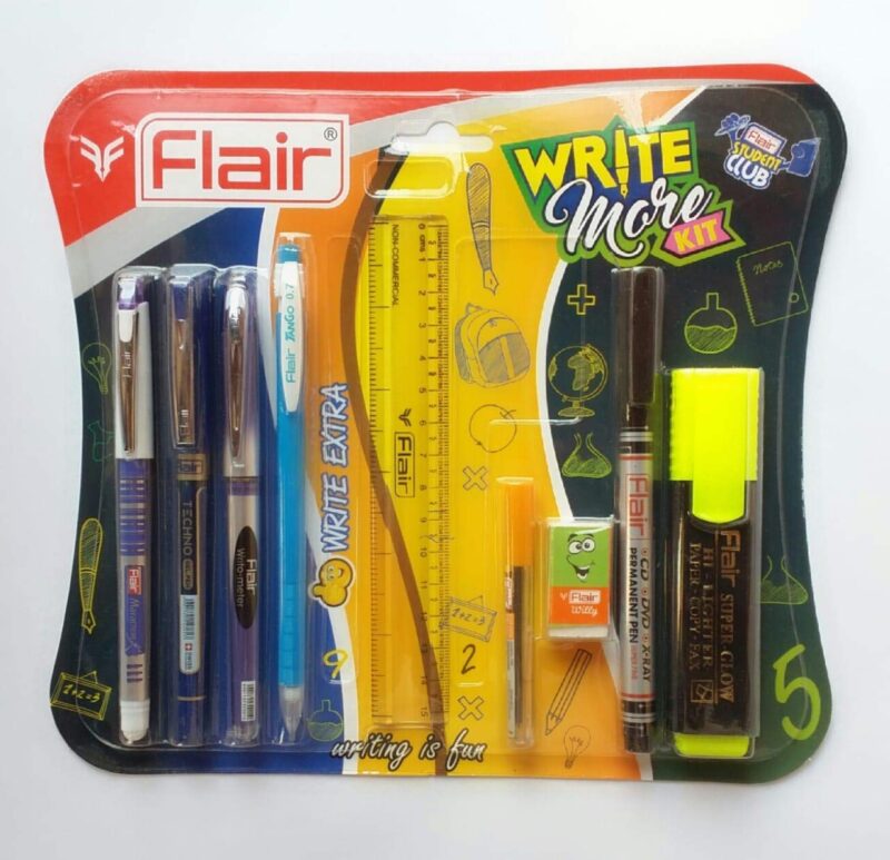 Flair Creative Series Write More Stationery Kit, Combination Set of 9 Items