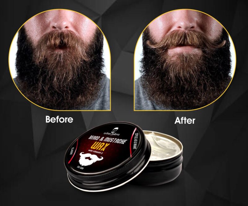 4x UrbanGabru Beard & Mustache Wax (50 gm each)  - Pack of 4 - Image 3