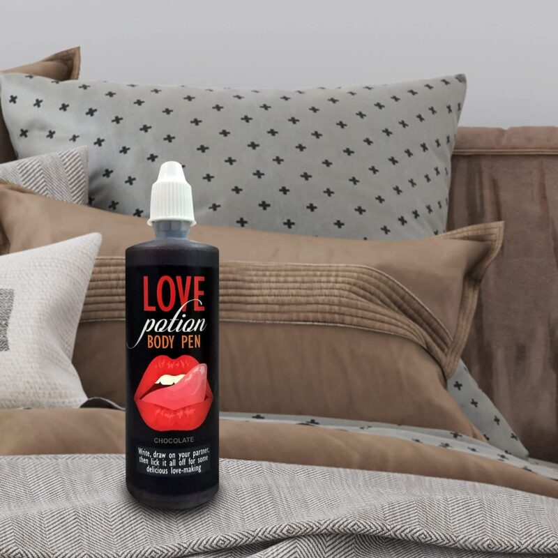 exciting Lives - Love Potion Body Pen - Chocolate Ink to write on Skin - Gift for Valentine's Day, For Girlfriend, Wife, Husband, Boyfriend, Lovers, Couples - Anniversary, Birthday - 80gms - Image 5