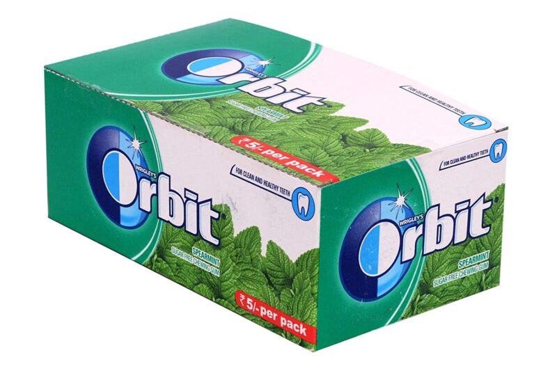 Orbit Sugar Free Spearmint, 140g (Pack of 20)