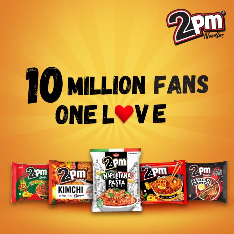 2PM - Korean Ramen Noodles - Including Dehydrated Vegetables & Seaweed - Instant 2X Spicy- Pack of 1,500 Gm - Image 2