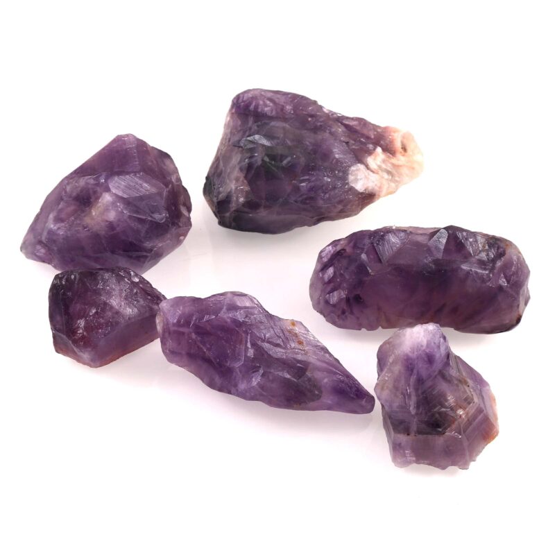 R.R. SHEIKH GEMS Natural Amethyst Stone Rough Raw Crystal Rock Healing Gemstone