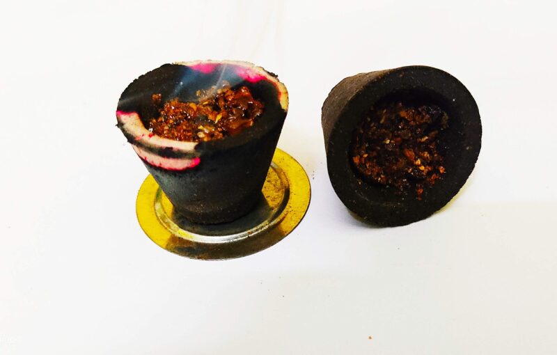 Aviraj (24 Cups) Natural Loban Dhoop Cup for Pooja I Hawan Cup Sambrani Natural Herbs Added Dhup Cups - Image 8