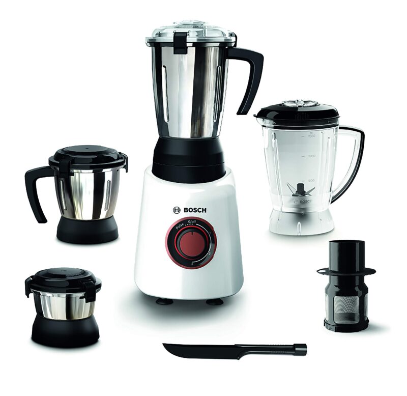 Bosch TrueMixx Bold Mixer Grinder 750 Watt, 4 Jars (White) - Image 9
