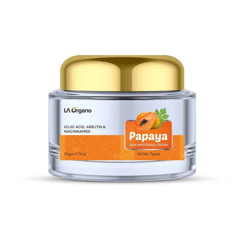 LA Organo Papaya Cream For Skin Brightening & Whitening 50 GM