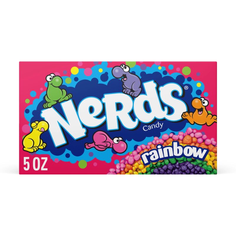 Nerds Wonka Rainbow Nerds Candy, 141 Grams, Mixed Fruit