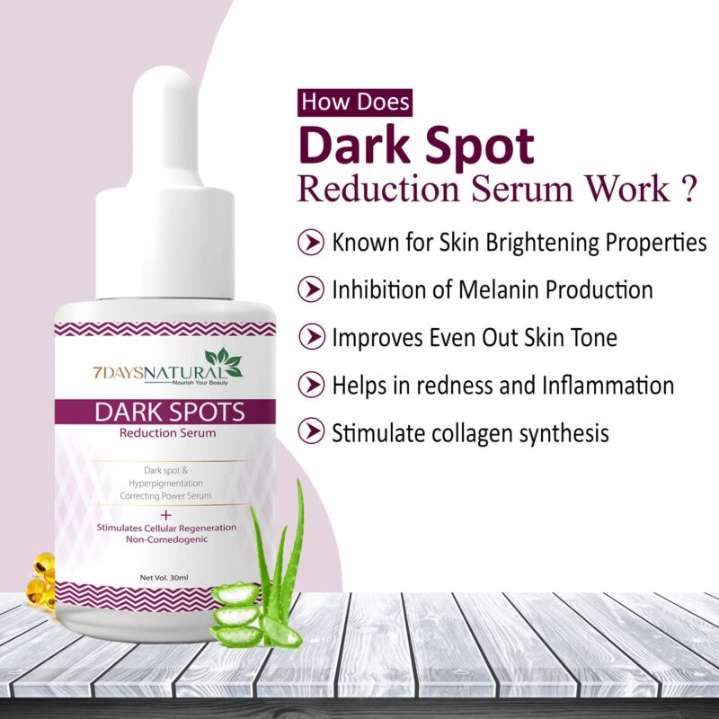 7 DAYS Dark Spots Serum for Men & Women | Daily Face Serum for Glowing Skin, Oily Skin & Dark Spots(30 Ml) - Image 7