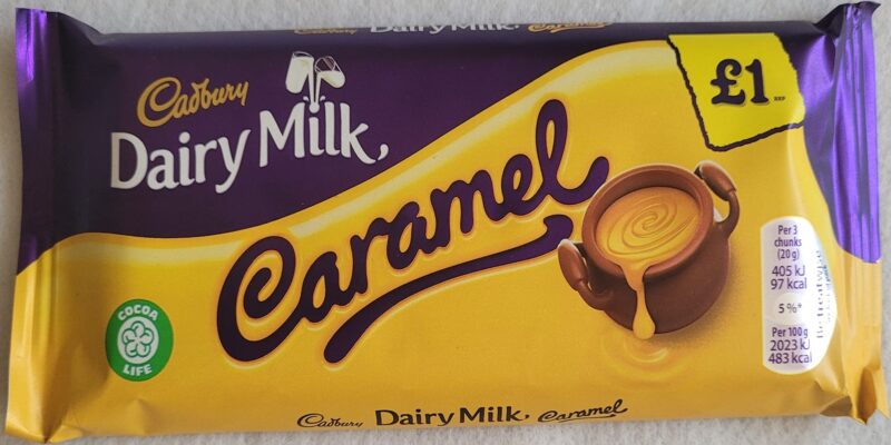 Cadbury Dairy Milk Caramel, 120 Gram