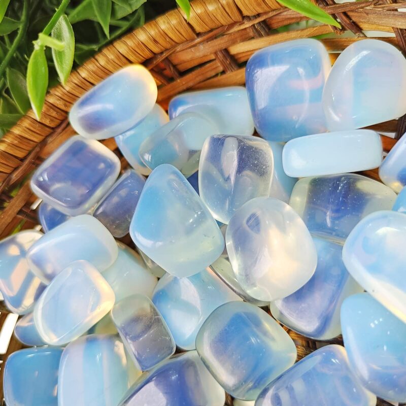 9Dzine Opalite Crystal Stone 100 Gm Natural Raw Tumble Stones Opalite Tumbled Gemstone Pebble for Reiki Healing Vastu Correction Aquarium Stones Crystal at Home Décor - Image 4