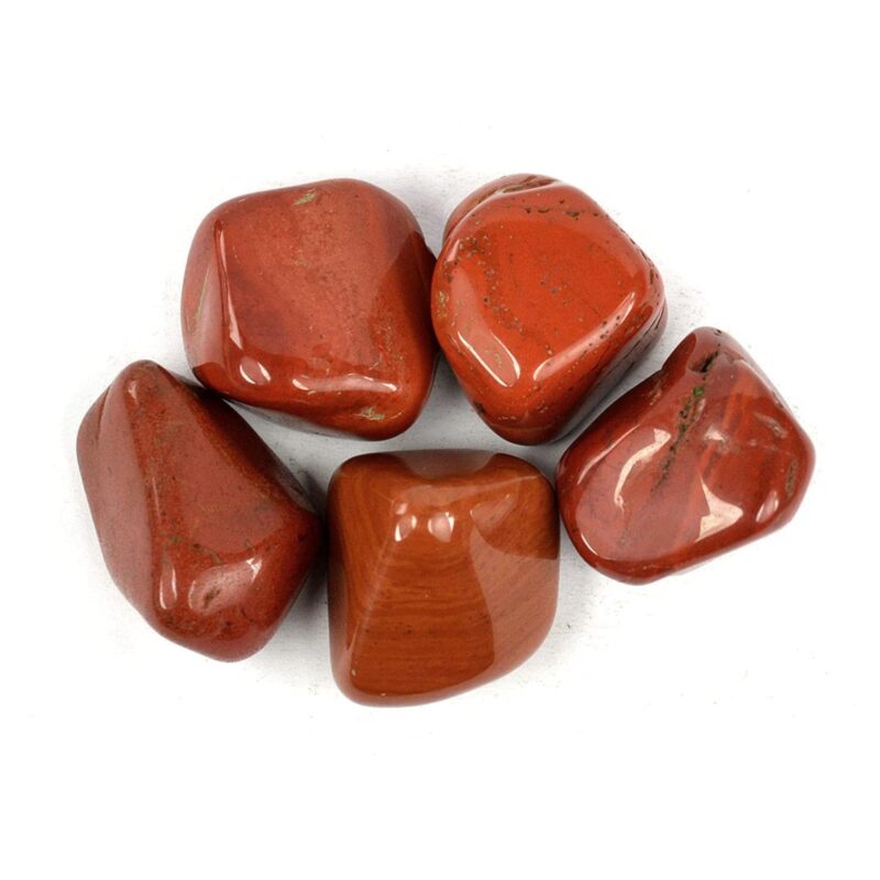 Vastu Vardan Crystal Red Jesper Tumble Stone |50 gm Tumbled Gemstones | Reiki Healing Stones | Home Decor Pebbles | Aquarium Gravel | Garden & Table Decor