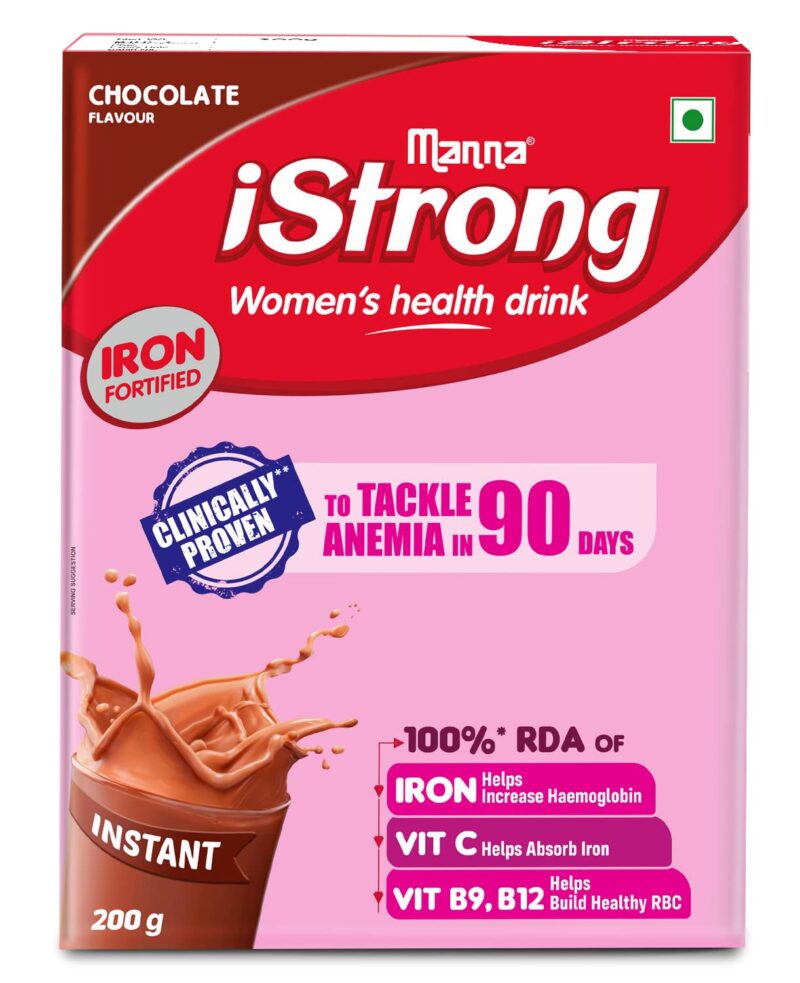 Manna iStrong 200g, Chocolate. Millet Health Drink Mix for Women