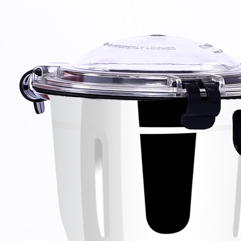 Wonderchef Renewed Vietri Mixer Grinder | 750W | 3 Stainless Steel Jars | Anti-Rust Stainless Steel Blades | Ergonomic Handles - Image 7