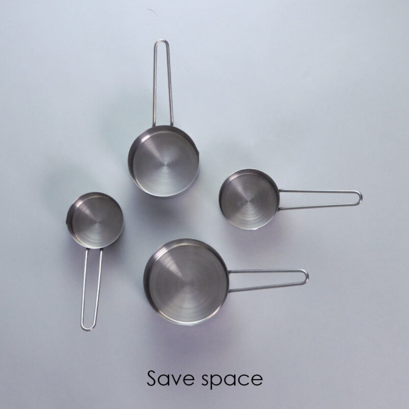 Ambrosia Stainless Steel Measuring Cups - Set of 4 - Image 6