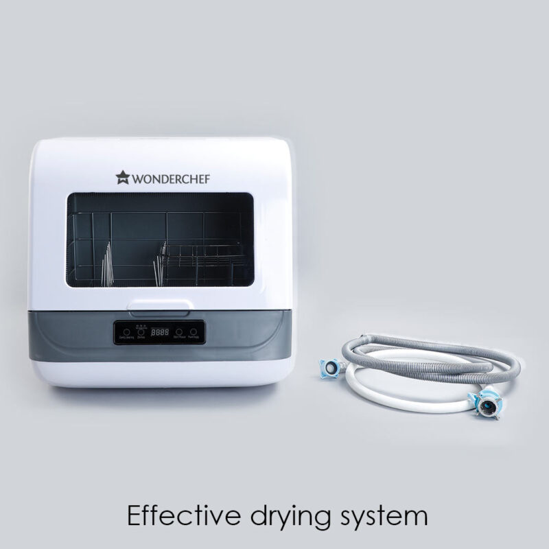 CounterTop Dishwasher, 1250W, 72°C High Temperature Sterilization, 360°Double Spray, Effective Drying System, Portable, 9L - Image 9