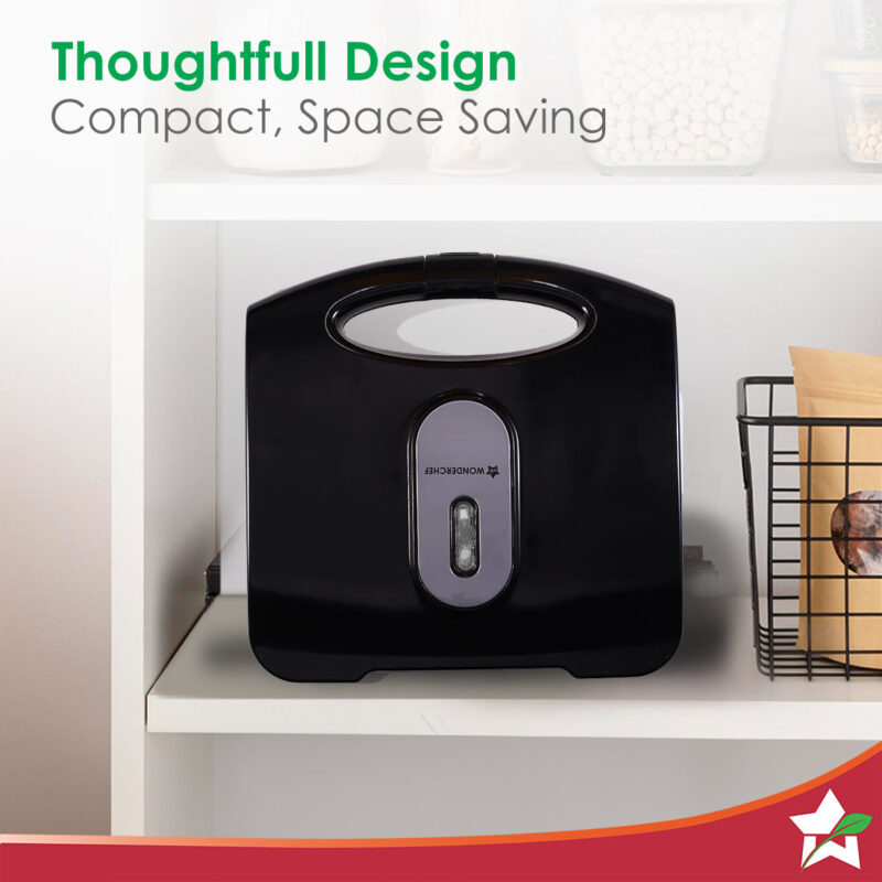 Acura Plus Sandwich Maker | 750W | Non-stick Aluminium Grill Plates | For Crispy Toast Sandwiches | Cool-touch Body with LED Indicator Lights | Easy to Clean | 2-year Warranty | Black - Image 6