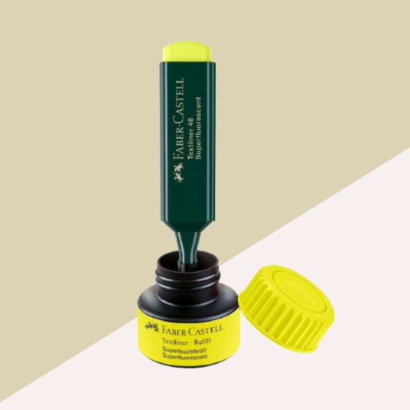 Faber-Castell Textliner Automatic Refill - Yellow ( Pack Of 1 )