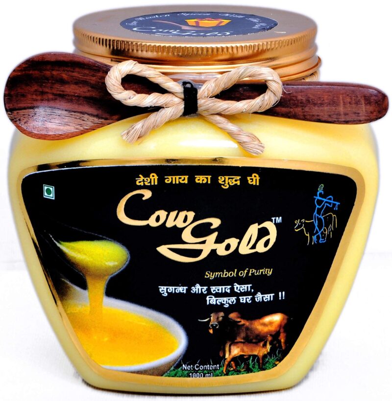 CowGold Desi Cow A2 Ghee (Sahiwal & Rathi Cow) Bilona Method 1 liter - Image 2